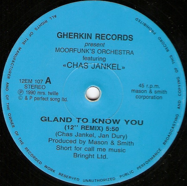 Chas Jankel - Glad to know you (12" Remix) / Grace Jones - La vie en rose (Euro Townhouse Mix) 12" Vinyl Record