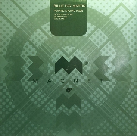 Billie Ray Martin - Running Around Town (BTs Jacobs Ladder mix / BTs Shelter mix / Extended mix) 12" Vinyl Record Promo