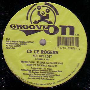 Ce Ce Rogers - No love lost (2 Ce Ce Rogers & 2 George Morel mixes) 12" Vinyl Record