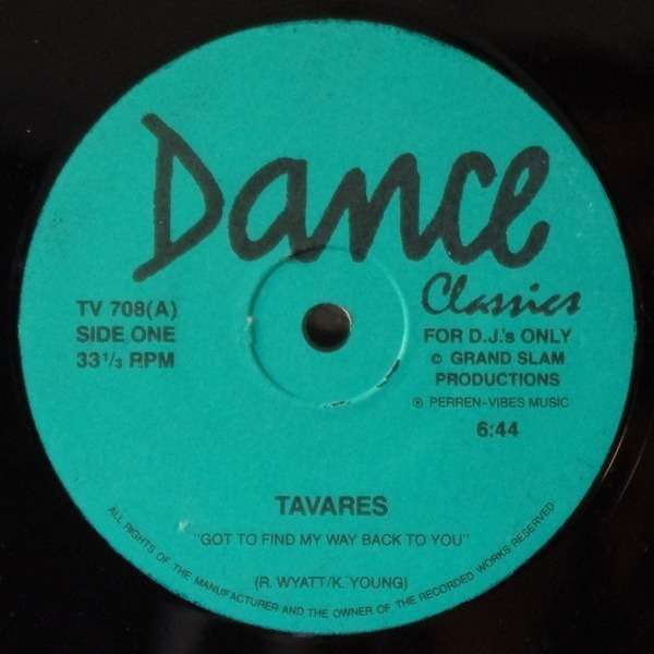 Ozone - Walk on / Tavares - Got To Find My Way Back To You (12" Vinyl Record)