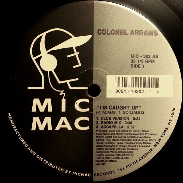 Colonel Abrams - I'm caught up (Club mix / Acappella / Underground mix / Mixmaster Dub / Mixmaster Touch) 12" Vinyl Record