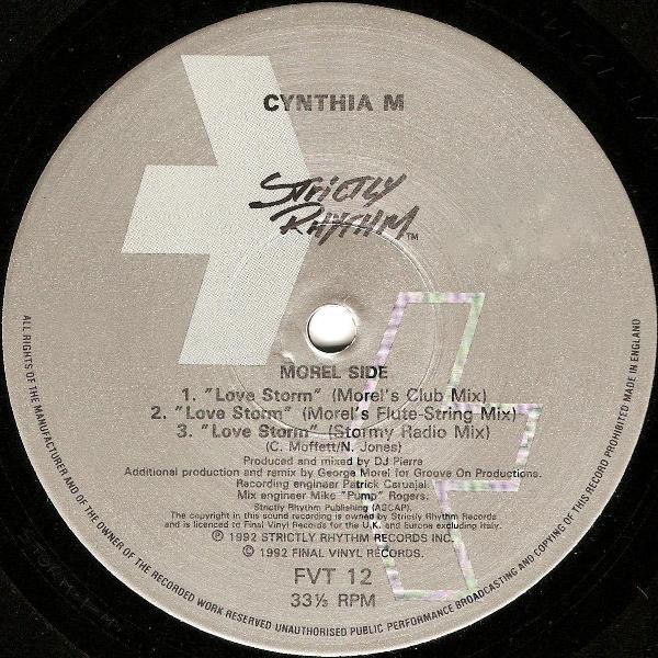 Cynthia M - Love storm (3 George Morel Mixes / 3 DJ Pierre Mixes) 12" Vinyl Record