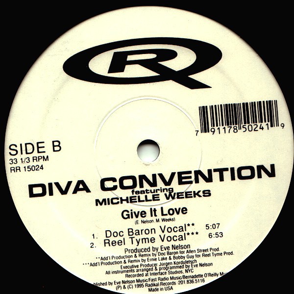 Diva Convention - Give it love (VOTU Vocal mix / VOTU Radio mix / Doc Baron Vocal mix / Reel Tyme Vocal mix) 12" Vinyl Record
