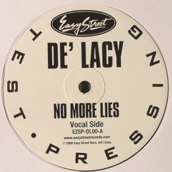 DeLacy - No more lies (12" Vinyl Record Promo)