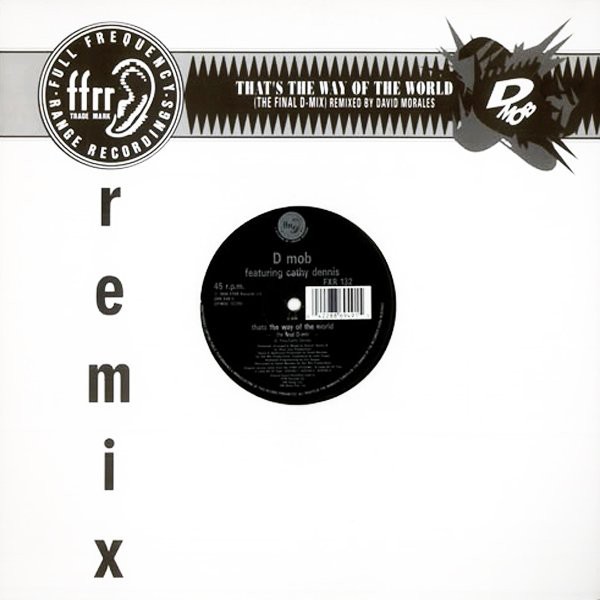 D Mob - Thats the way of the world (2 David Morales remixes) 12" Vinyl Record
