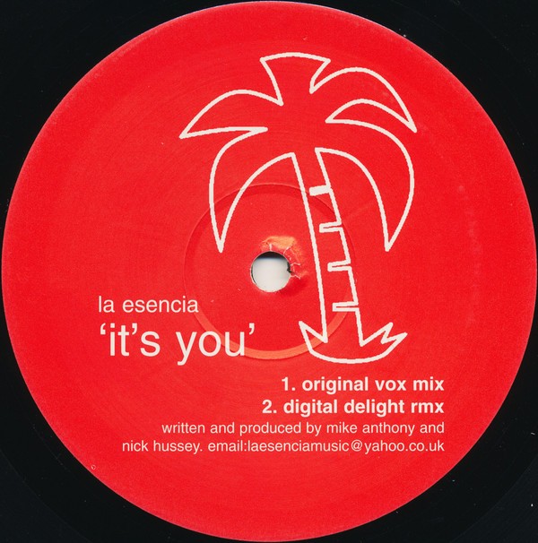Digital Delight - The love (Original mix / Dub) / La Esencia - Its you (Original mix / Digital Delight Remix) 12" Vinyl Record