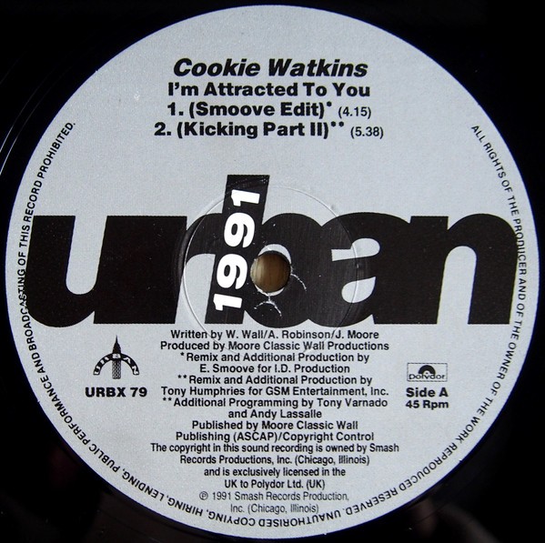 Cookie Watkins - I'm attracted to you (e smoove and maurice joshua mixes) 12" Vinyl Record