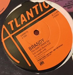 Brandy - You Don't know me (Full Length Remix / Accapella / Remix Instrumental / LP Version) 12" Vinyl Record Promo