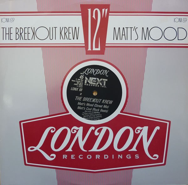 Breekout Krew - Matt's mood (2 Mixes) / Break Break / Everybody Break (12" Vinyl Record)