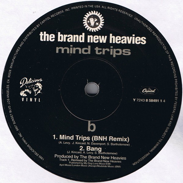 Brand New Heavies - Mind trips (Superstar Remix / Durham Remix / Durham Remix Inst / Heavies Remix) / Bang (12" Vinyl Record)