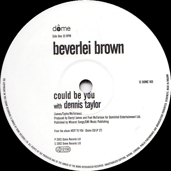 Beverlei Brown - Could be you (with Dennis Taylor) / Part time lover / In the summertime (12" Vinyl Record)
