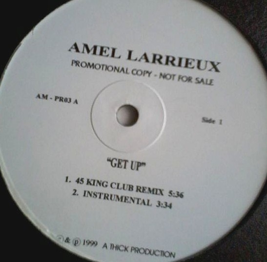 Amel Larrieux (Groove Theory) - Tell Me (Hip Hop Remix) / Get up (45 King Hip Hop mix / 45 King Instrumental) Promo