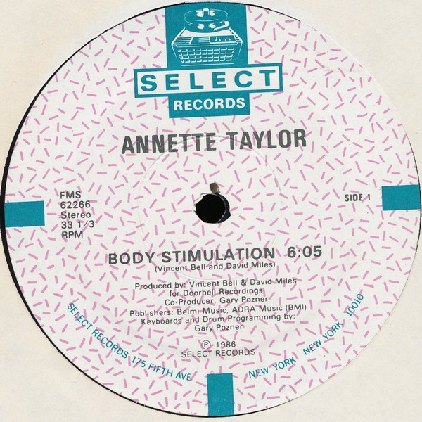 Annette Taylor - Body stimulation (Long Version / Radio Version / Instrumental) 12" Vinyl Record
