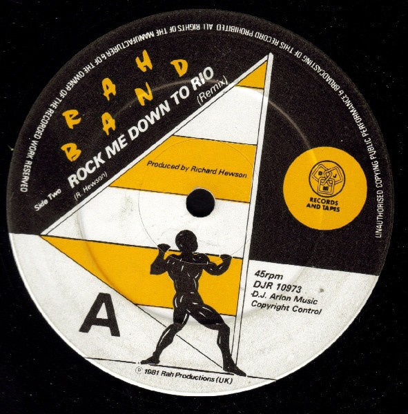 Rah Band - Riding on a fantasy (Long Version) / Rock me down to Rio (Remix) 12" Vinyl Record