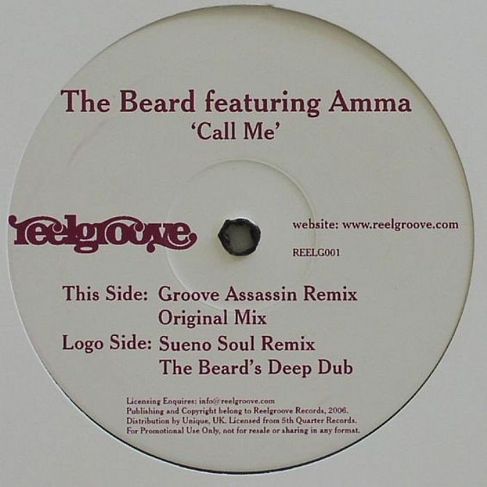 The Beard featuring Amma - Call me (Groove Assassin Remix / Sueno Soul Remix / Beards Deep Dub / Original Version)