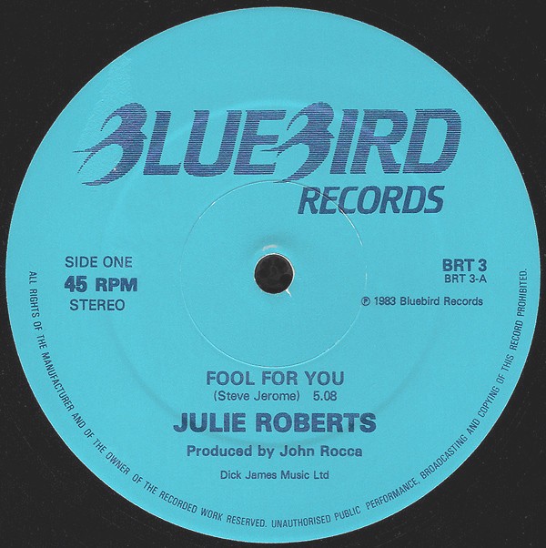 Julie Roberts - Fool for you (Full Length Version) / It's been a long long time (12" Vinyl Record)