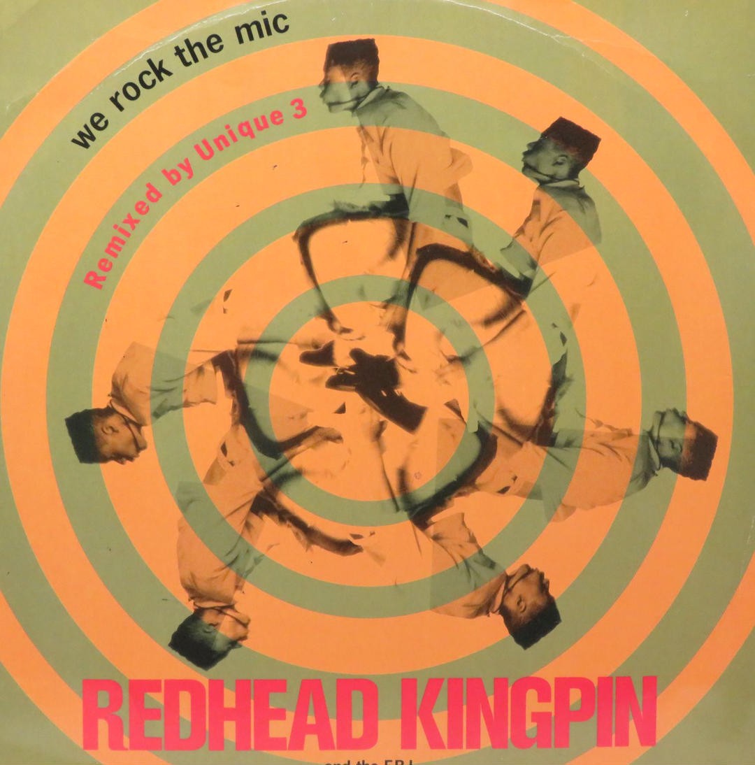 Redhead Kingpin & The FBI - We rock the mic (Unique Remix / Unique Edit) / Scram (12" Vinyl Record)