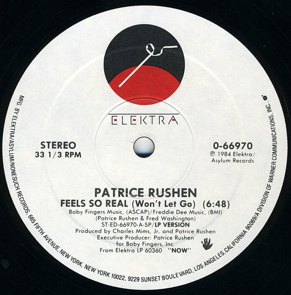 Patrice Rushen - Feel so real (Long Version / Dub Version) 12" Vinyl Record