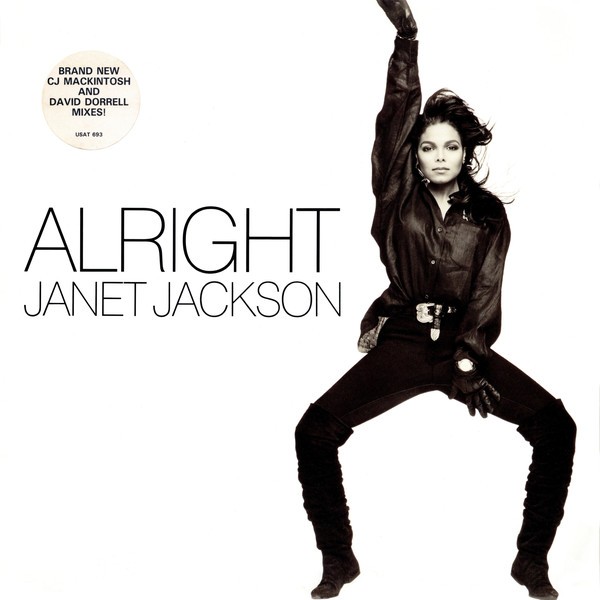 Janet Jackson - Alright (CJ Mackintosh Hip Hop Mix / House Mix) 12" Vinyl Record
