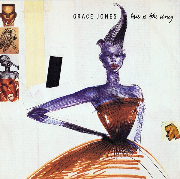 Grace Jones - Love is the drug (Remix) / Living my life / The apple stretching (12" Vinyl)