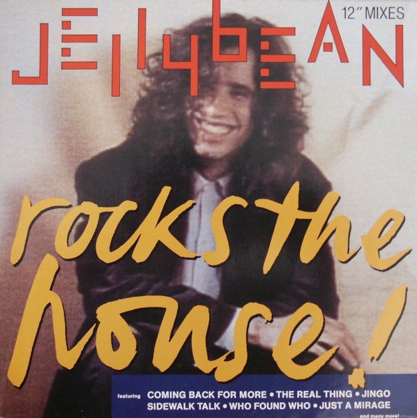 Jellybean - Rocks the house 2LP feat Remixes Of The Real Thing / Was Dog A Doughnut / Sidewalk Talk (12 Track Double Vinyl)