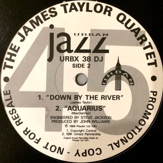 James Taylor Quartet - Breakout / Riding high / Down by the river / Aquarius (12" Vinyl Promo)