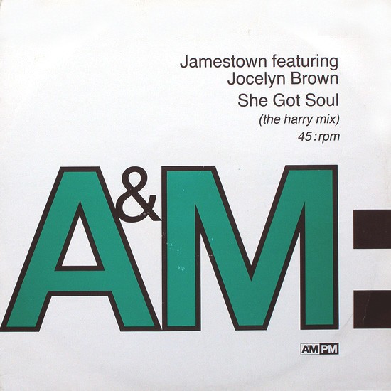Jamestown featuring Jocelyn Brown - She got soul (The Harry mix / The Cactus mix) 12" Vinyl Record