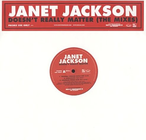 Janet Jackson - Doesn't Really Matter (Original / Rockwilder / Jonathan Peters / Spen Mixes) 12" Vinyl Promo