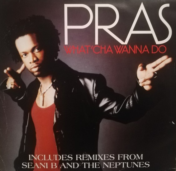 Pras - Whatcha wanna do (LP Version / LP Instrumental / Seani B Remix / Bang Your Head Remix) 12" Vinyl Record Promo