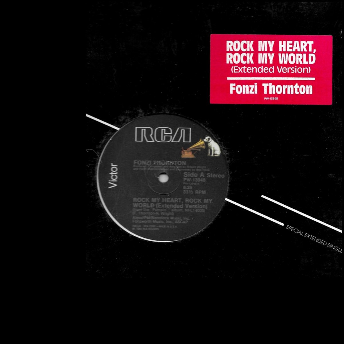 Fonzi Thornton - Rock my heart rock my world (Extended Version / Dub 1 / Dub 2 / Dub 3) / Playmate (12" Vinyl Record)