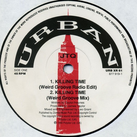 James Taylor Quartet - Killing time (2 Weird Groove Mixes / Funky Ginger Unedited mix / Breaks & Bits) 12" Vinyl Record