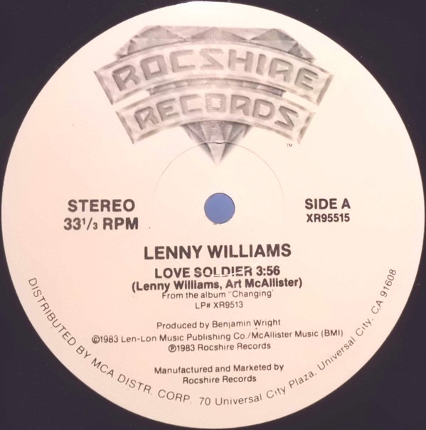 Lenny Williams - Love soldier (LP Version / Instrumental) 12" Vinyl Record