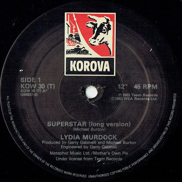 Lydia Murdoch - Superstar (Long Version / Instrumental Version) Vinyl