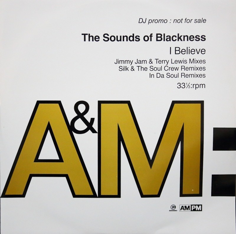 Sounds Of Blackness - I Believe (LP Mix / Hip hop mix / Soul Believer mix / Believe In Da Quiet Storm mix) 12" Vinyl Record