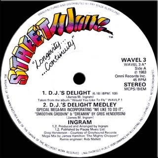 Ingram - DJs Delite (Extended Version) / DJs Delight (James Hamilton Megamix) 12" Vinyl Record