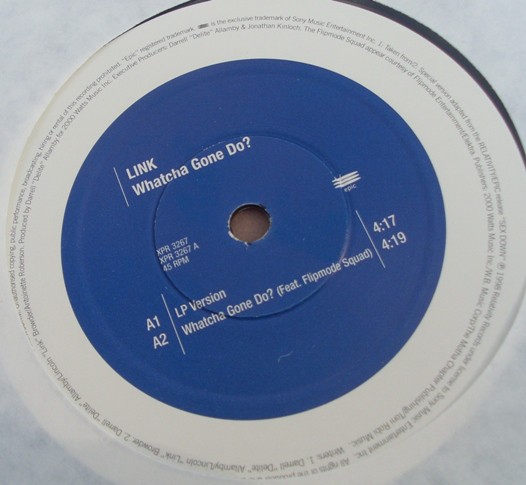 Link - Whatcha gone do (LP Mix / Clean / Dance Hall / With Flipmode Squad) 12" Vinyl Record