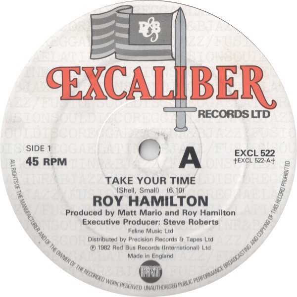 Roy Hamilton - Take Your Time (Original / Ultimate Mixx) 12" Vinyl Record