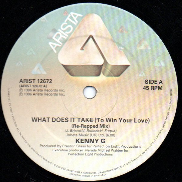Kenny G - What does it take to win your love (Re-Wrapped Mix / Un-Wrapped Mix) / Songbird (Original instrumental)