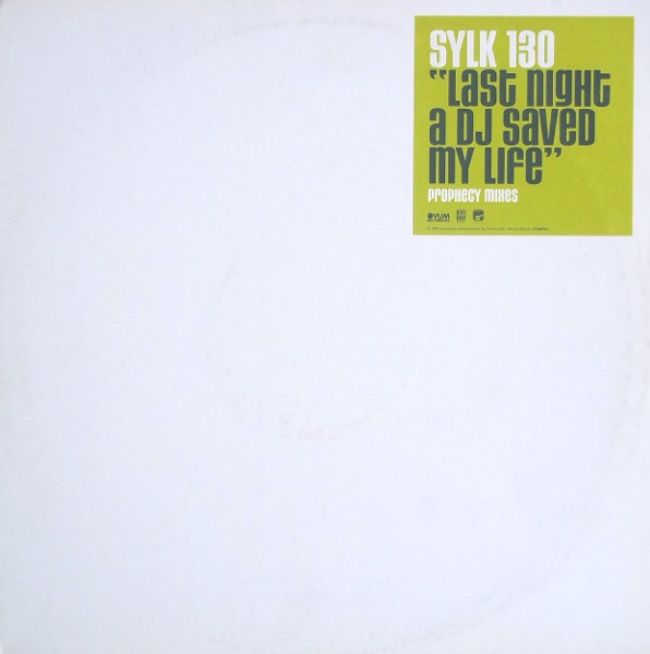 King Britt Presents Sylk 130 - Last night a dj saved my life (LP Version / 2 Prophecy Mixes / Prophecy Acappella) Promo