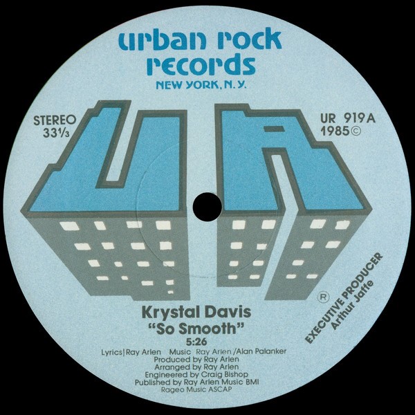Krystal Davis - So smooth (Vocal Version / Instrumental) 12" Vinyl Record