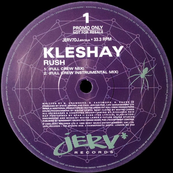 Kleshay - Rush (Full Crew mix / Full Crew Instrumental / OD Hunte Street Level Remix / DJ Olabean Street mix) Promo