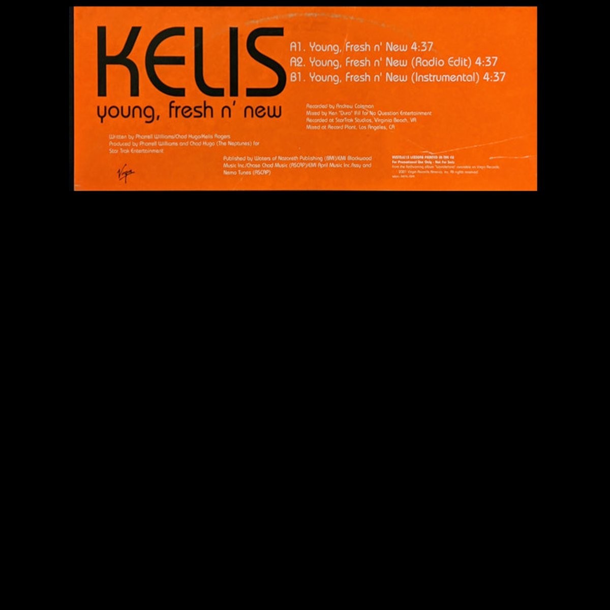 Kelis - Young fresh n' new (Original mix / Radio Edit / Instrumental) Promo