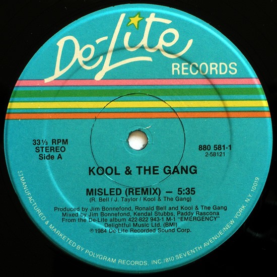 Kool & The Gang - Misled (Remix / 7" Version) 12" Single Record