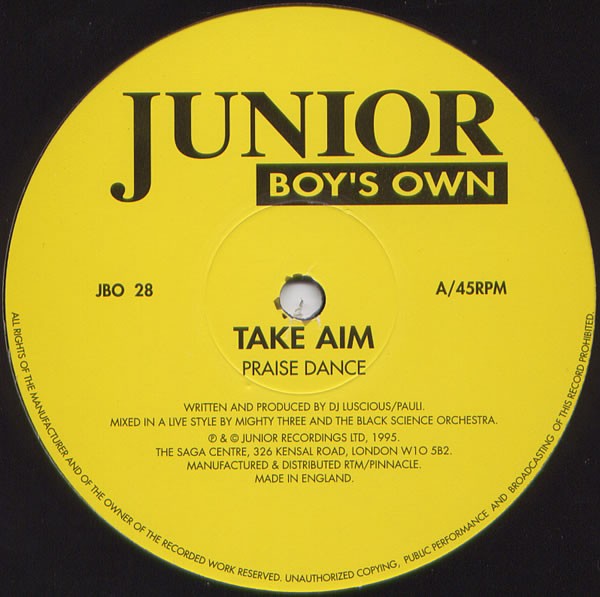 Take Aim - Praise dance / Praise Dance Revisited (mixed by Mighty Three & Black Science Orchestra)