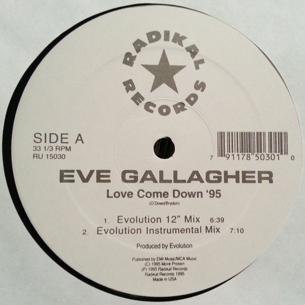Eve Gallagher - Love come down (Evolution 12inch mix / Evolution Inst / David Morales Def mix / Bruce Forest Sub Woofer mix)