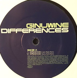 Ginuwine - Differences (LP Version / 8 Jam Radio mix / Manny Norte Remix / Rich Productions Hiphop Remix) Promo