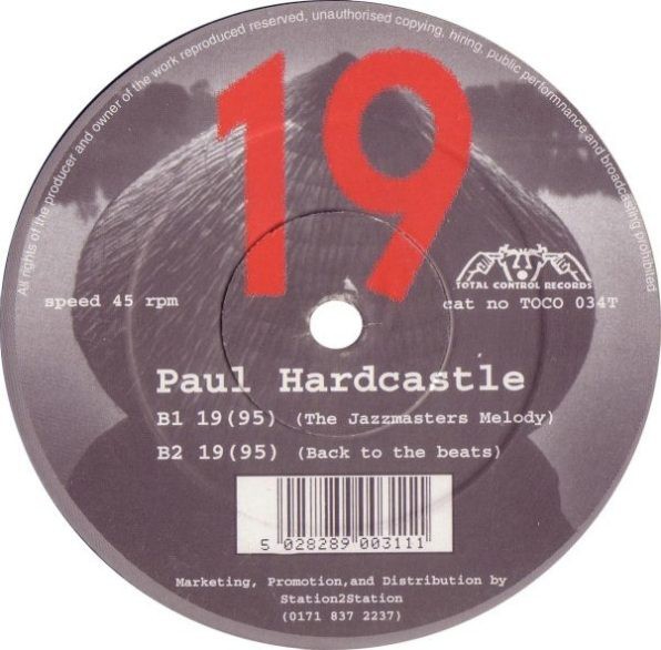 Paul Hardcastle - 19 (Jazzmasters Melody mix / Back To The Beats / Radio Reprise / Victims Of War) 12" Vinyl Record