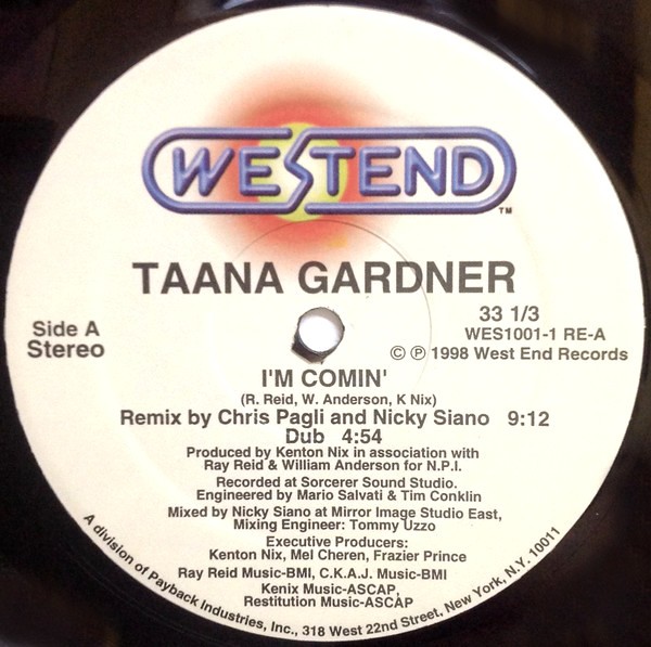 Taana Gardner - I'm comin (Pagli & Siano Remix / Dub mix / Blazin mix / Bangin mix / Acappella)