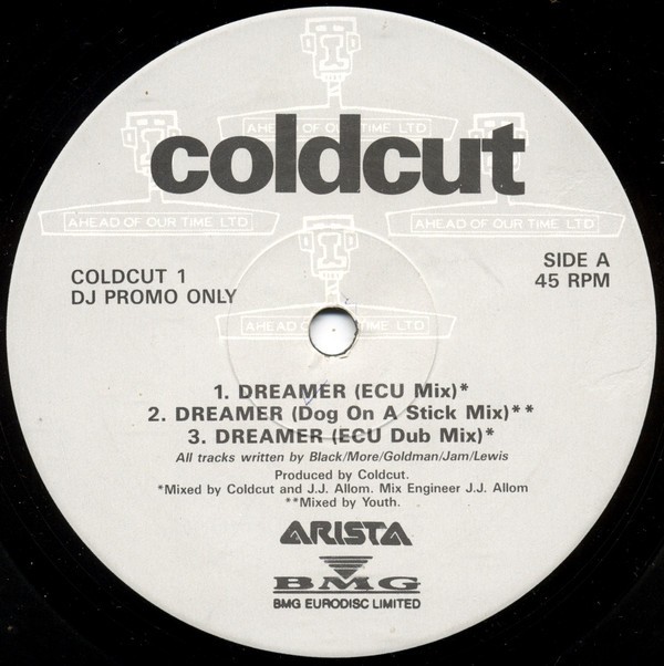 Coldcut - Dreamer (5 Coldcut Remixes / Unreleased Youth Dog On A Stick Mix) 12" Vinyl Promo