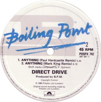 Direct Drive - Anything (Paul Hardcastle Remix / Mark King Remix) / ABC (Falling in love's not easy)